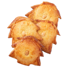 Kerstboom gevulde koek